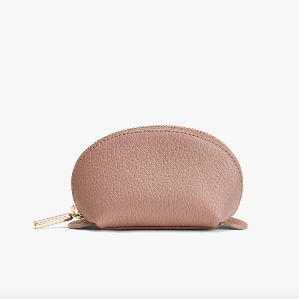 NWT Cuyana Mini Travel Case in Soft Rose Pebbled Leather - Picture 10 of 11